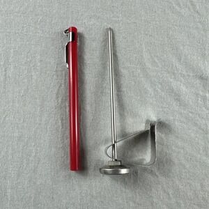 Stainless Steel Thermometer Pocket Probe Gauge Food Cooking Meat BBQ Temp NEW
